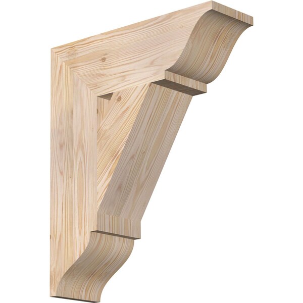 Ekena Millwork Traditional Traditional Smooth Bracket, Douglas Fir, 5 1/2"W x 18"D x 22"H BKT06X18X22TRA01SDF - main
